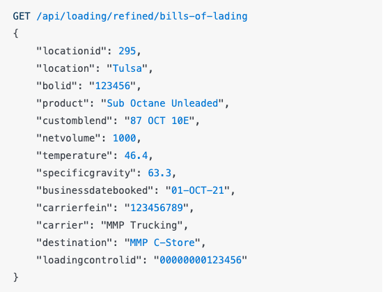 Modern API Code Example